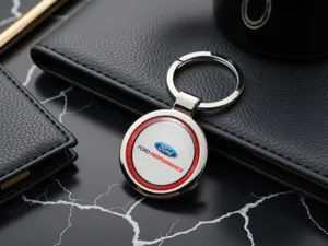 Ford Photo Key Fob Picture Domed Alloy Force